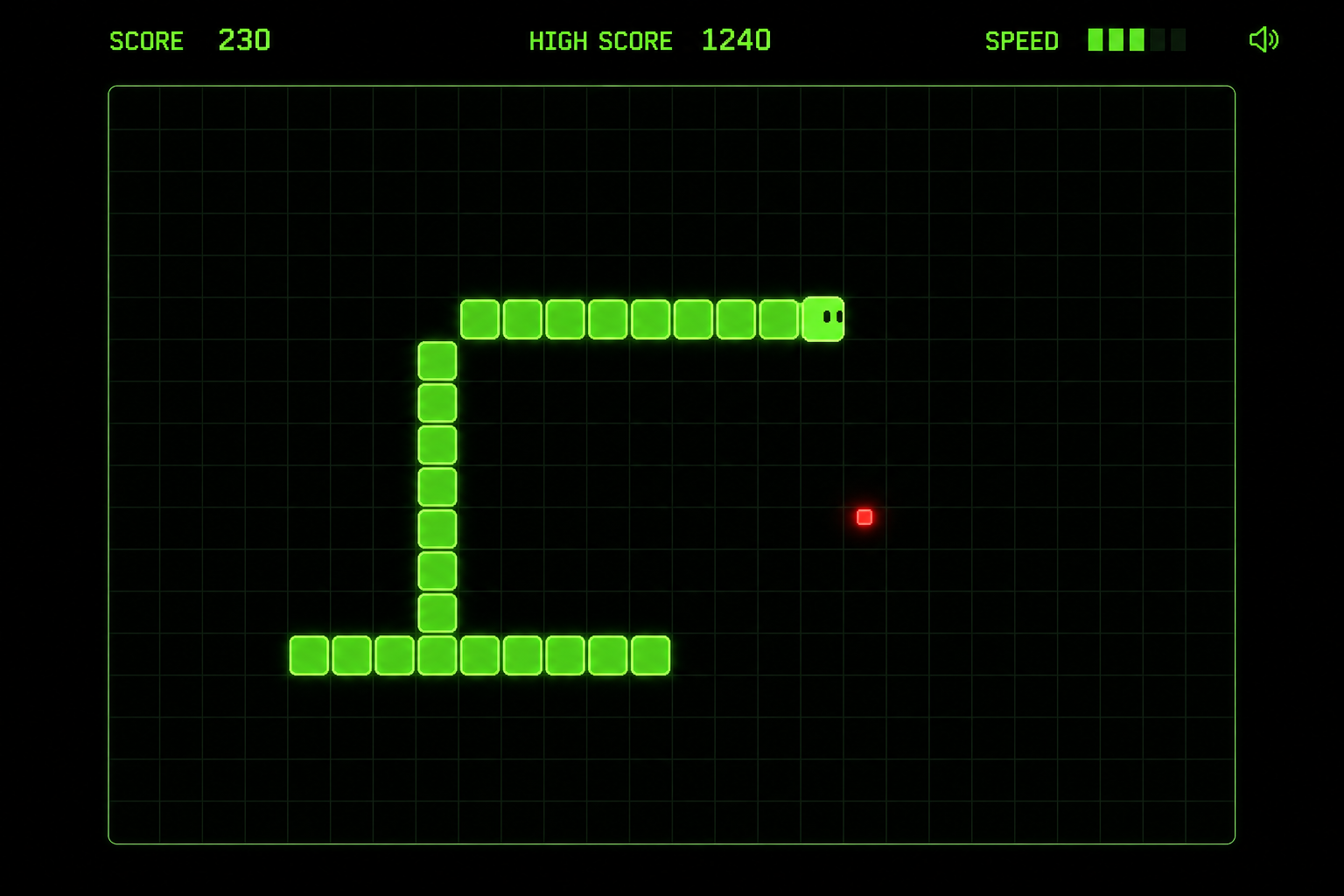 Snake arcade game